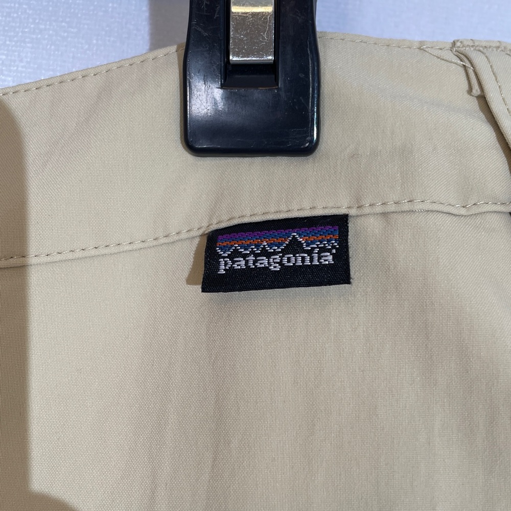 Patagonia Skort Size 10 Tan Color Built In Short Lightweight - Picture 4 of 12